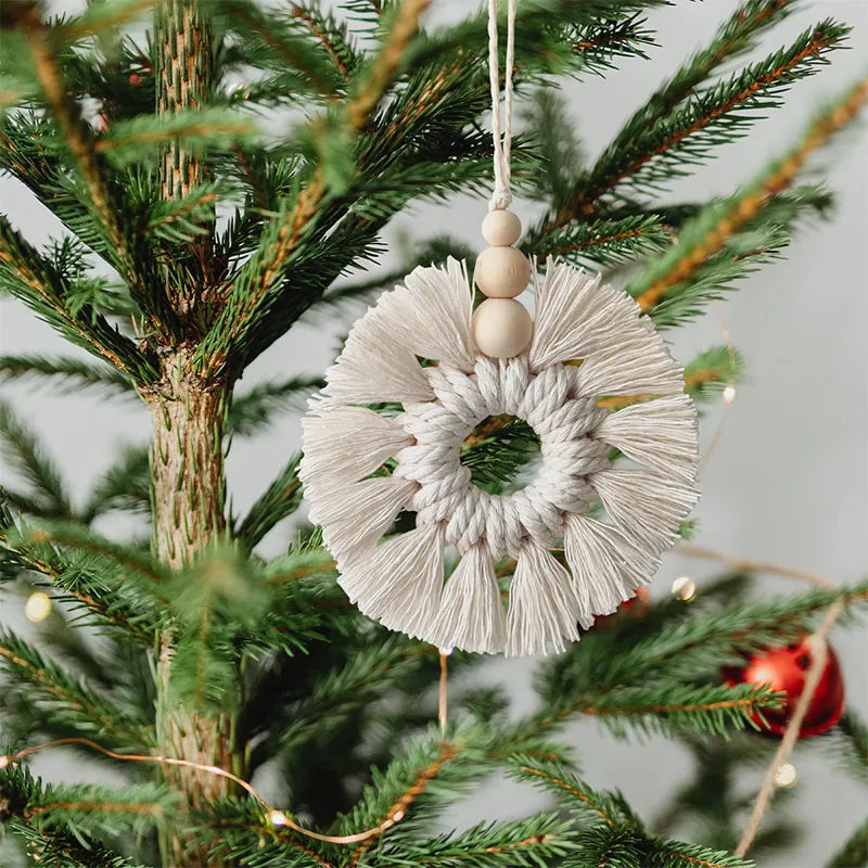 Macrame Christmas Tree Decor