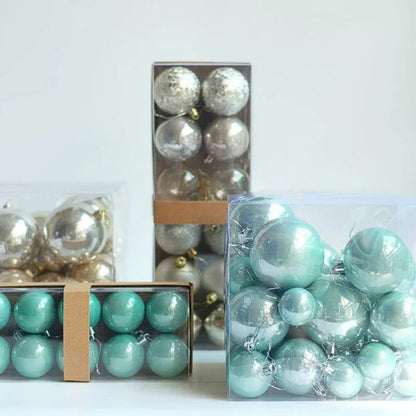 Pearl Christmas Balls Tree Decor