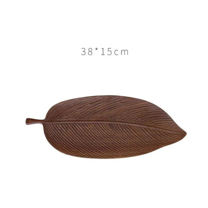 Leaf Shape Fruit Plate