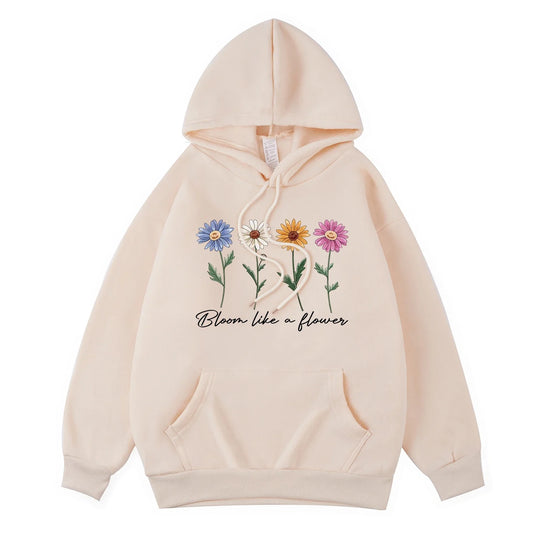 Bloom Like A Flower Hoodie