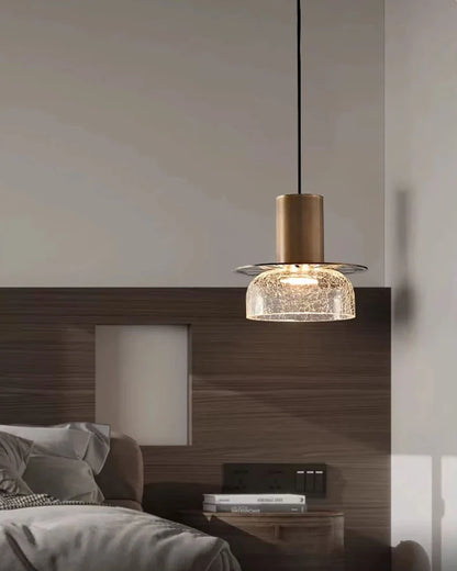 LumiVerre Cracked Glass Pendant