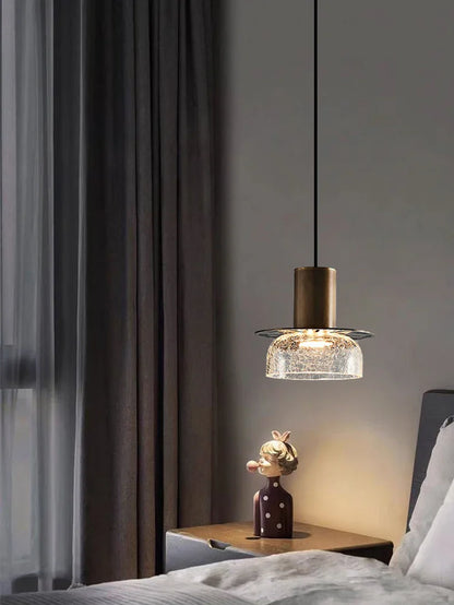 LumiVerre Cracked Glass Pendant