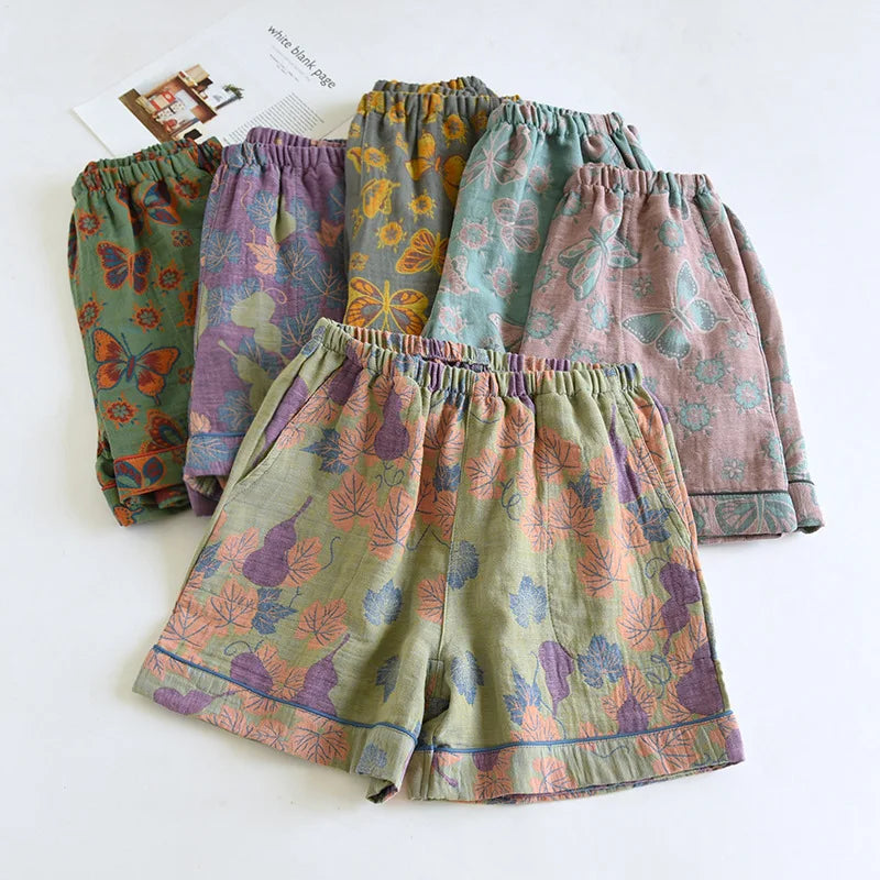 SumiBloom Summer Shorts