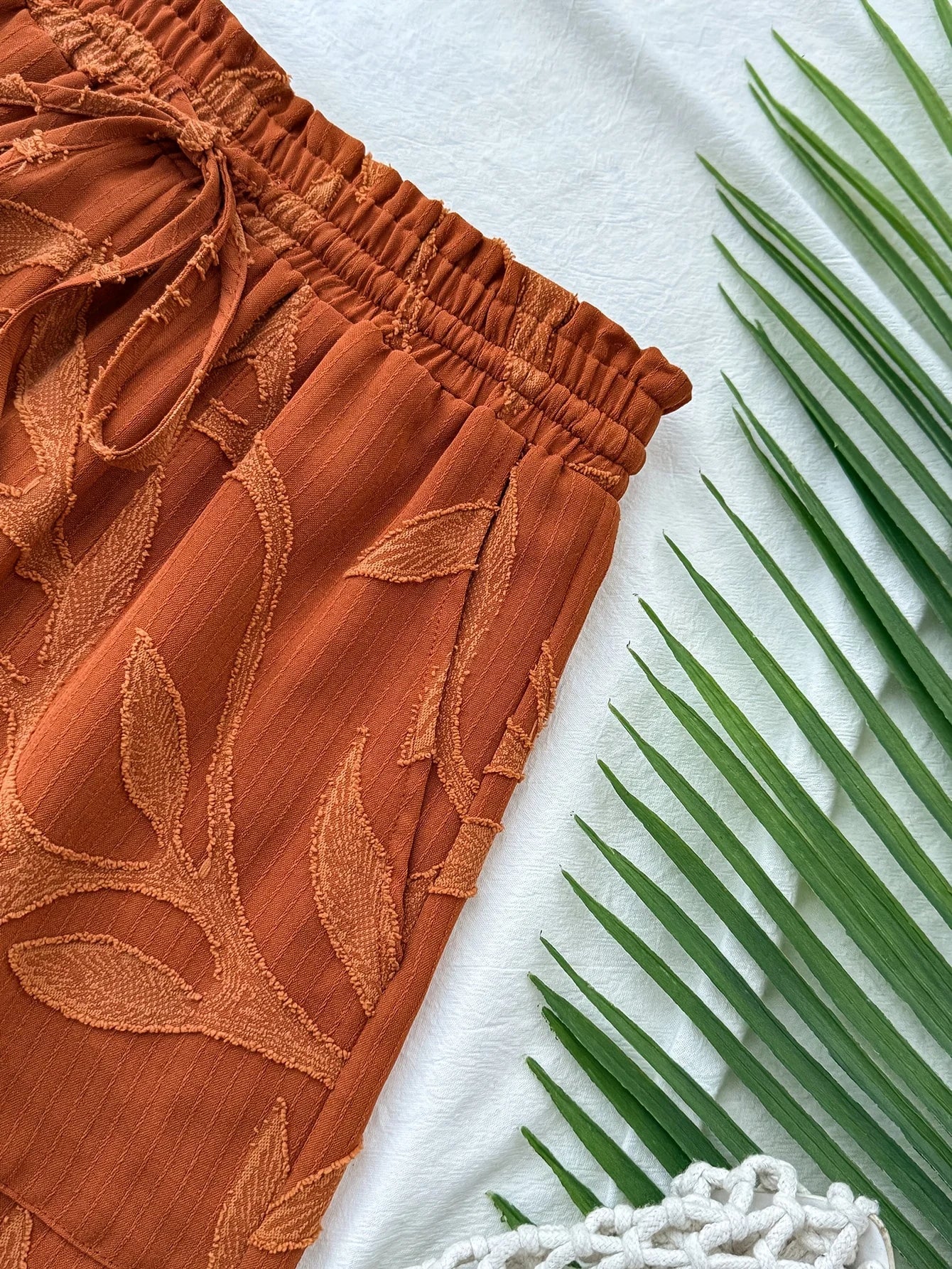 Sunset Aura Lace-Up Shorts