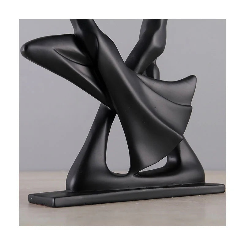 Figurine de couple nordique moderne