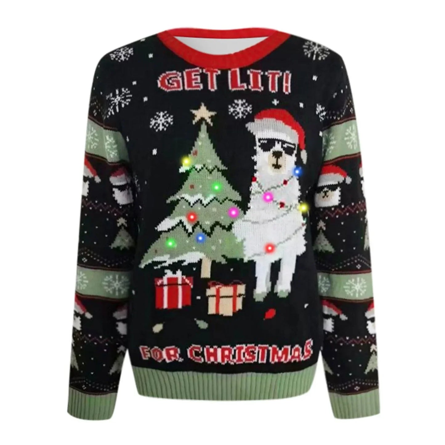 Get Lit Christmas Sweater