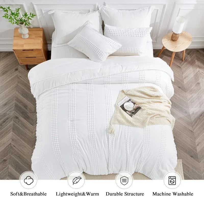 Boho Tufted Bedding Set