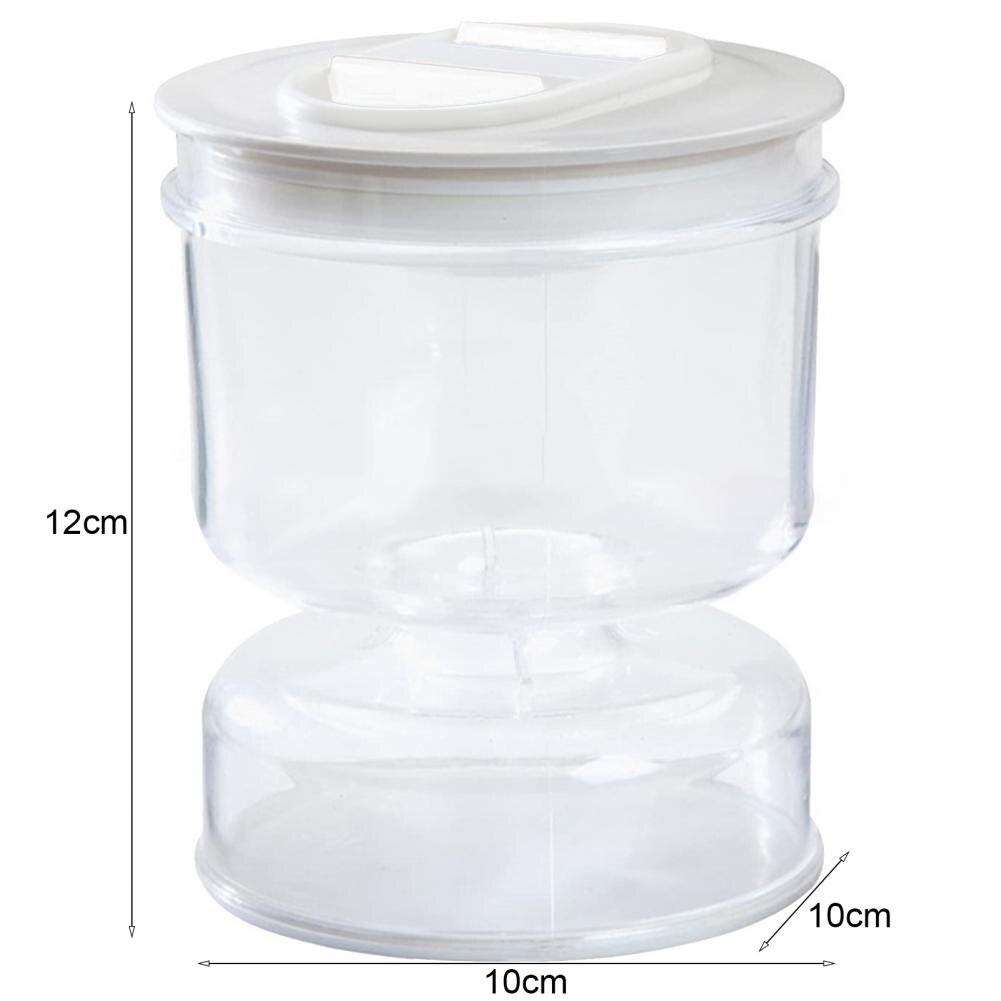 Hourglass-Shaped Flip Jars