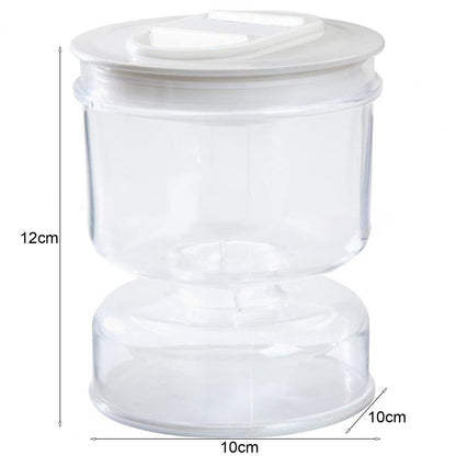 Hourglass-Shaped Flip Jars