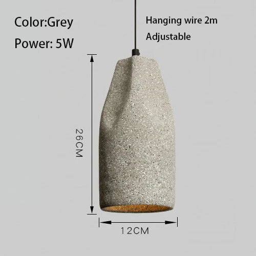 Cement Led Pendant Lamp