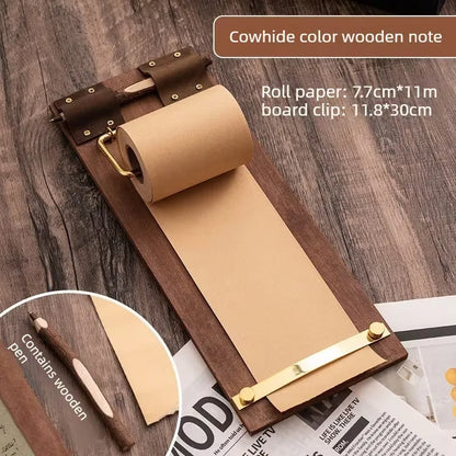 Hangable Retro Wooden Note Board Home decor Kitchen note board vintage