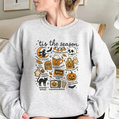 Tis The Season Retro Halloween Sweatshirt