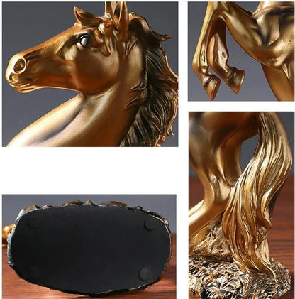 Ethereal Resin Horse Statue