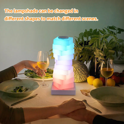 Modern RGB LED Touch Table Lamp