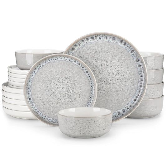 Frosted Mist Stoneware Dinnerware Set