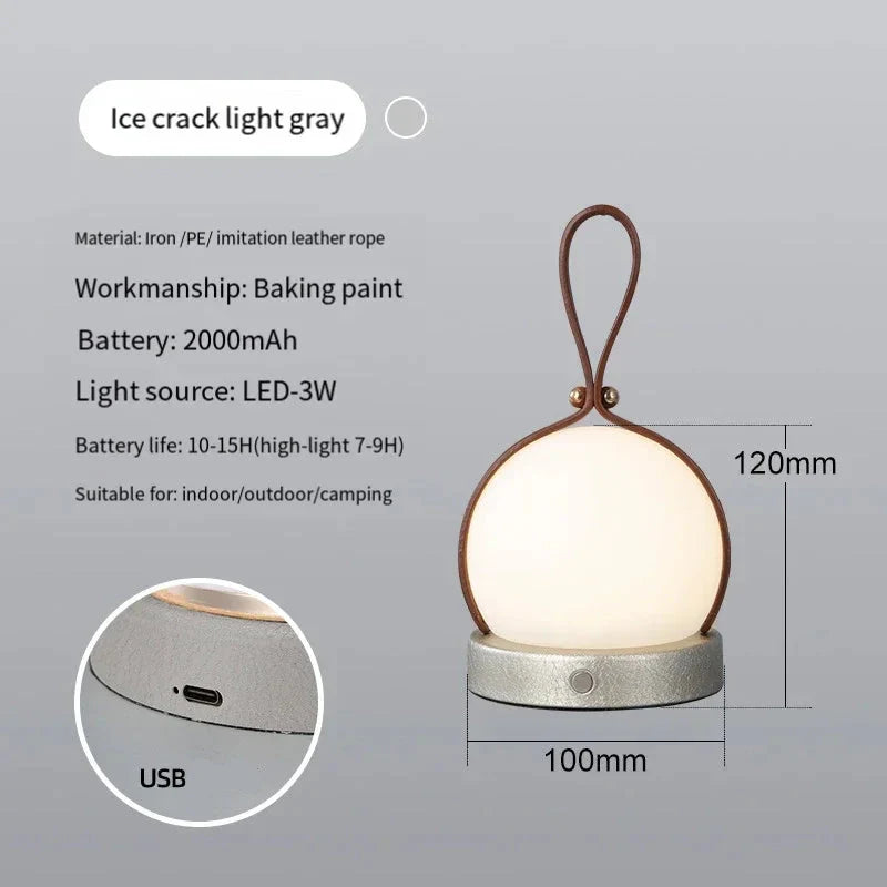 Creative Rechargeable Portable LED Table Light