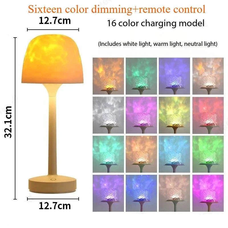 LED Water Ripple Atmosphere Projector Lamp