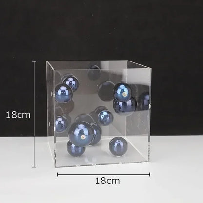 Modern Metal Ball Cube Ornament