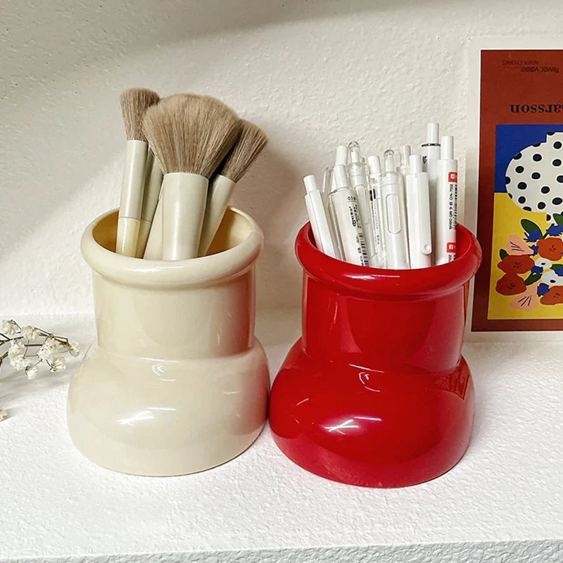 Red Boot Pen Holder & Desk Organizer