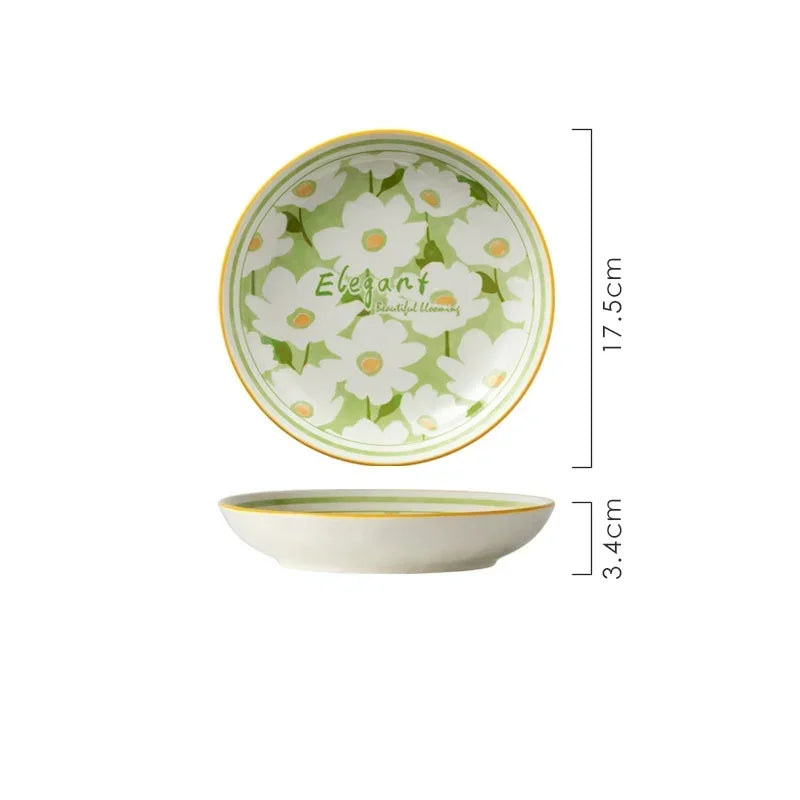 Pastoral Style Dinner Plates