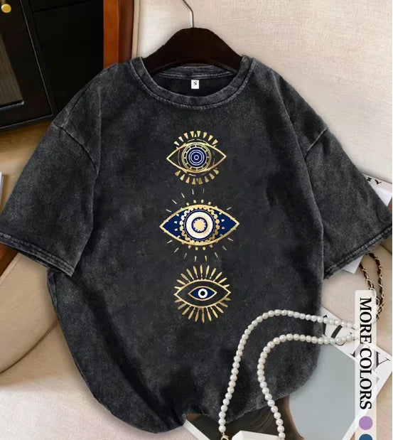 LumiNazar™ Vintage Washed Cotton Tee