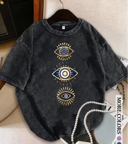 LumiNazar™ Vintage Washed Cotton Tee