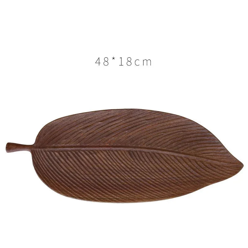 Leaf Shape Fruit Plate