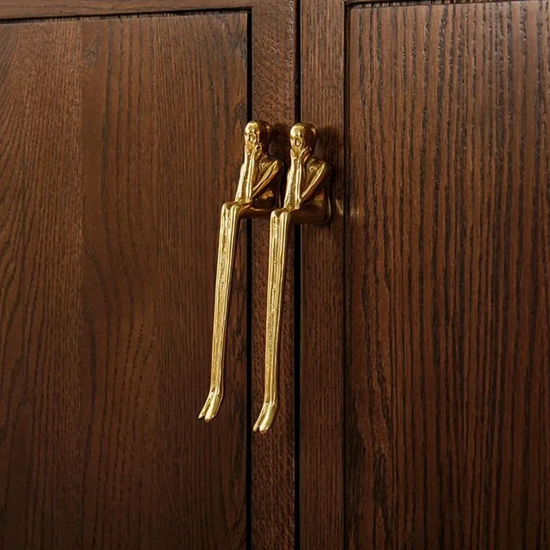 Brass Cabinet Handles- Nordic Modern Long Drawer Pulls