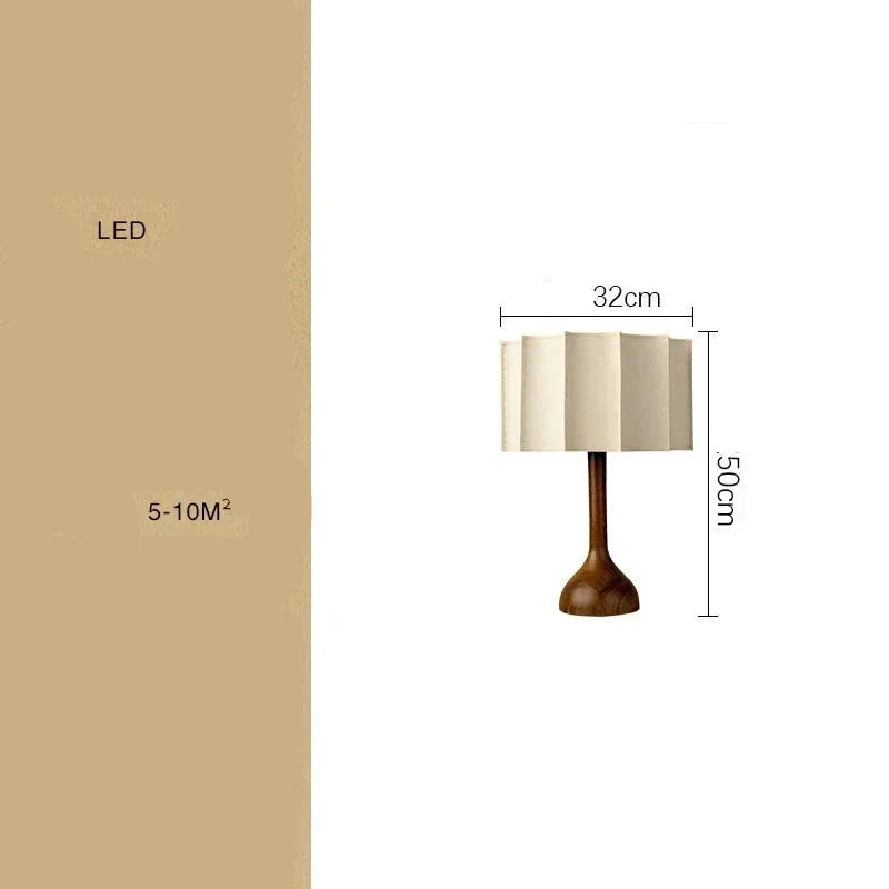Solid Wood Table Lamp