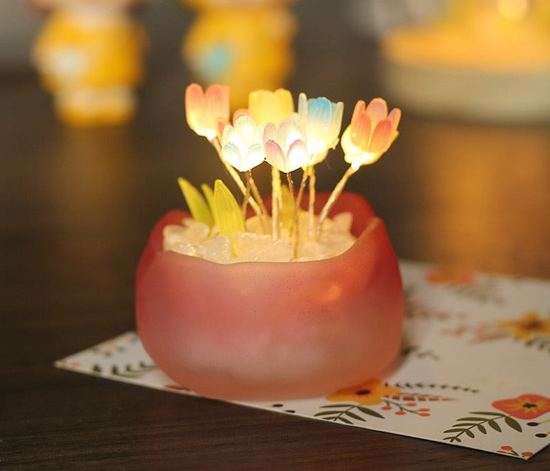 DIY Eternal Tulip Night Light