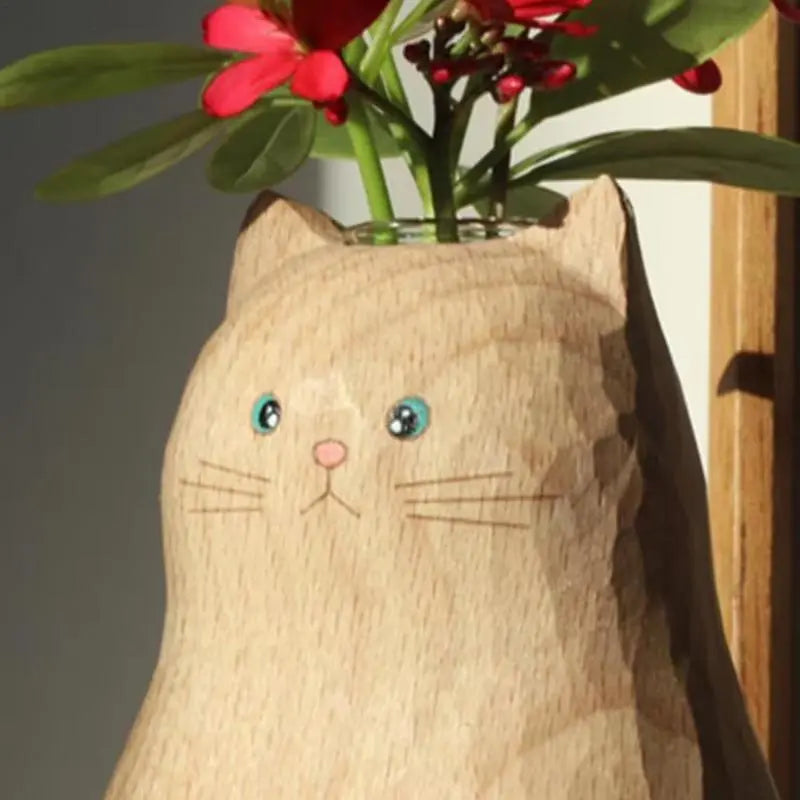 Cute Cat Flower Vase