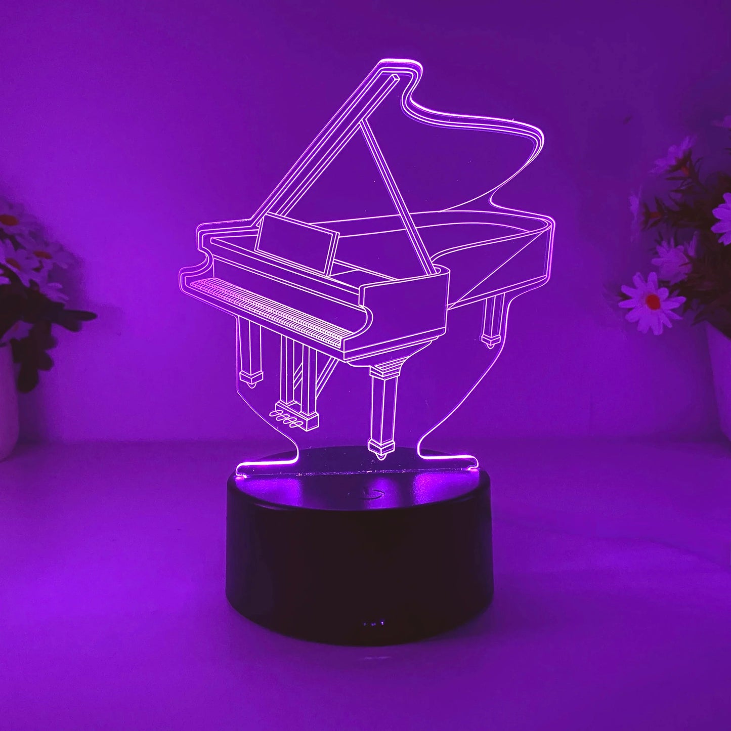 3D Piano Night Light