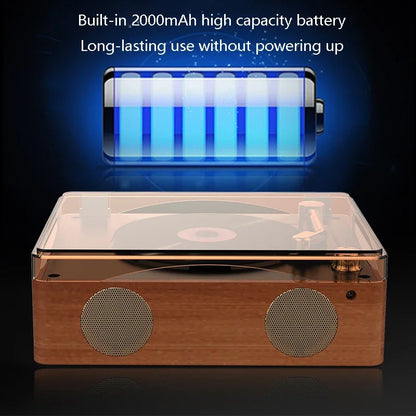 All-in-One Retro CD Player with Bluetooth