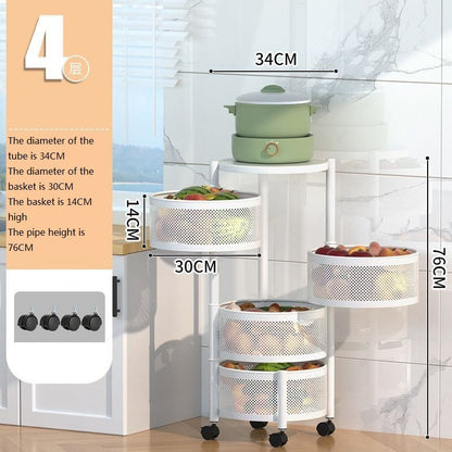 Multi-Layer Rotating Storage Rack