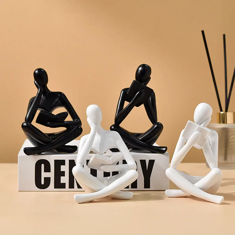 Vilead Resin Reading Statue