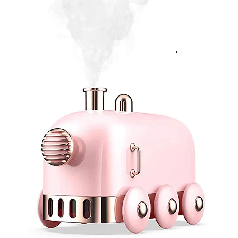 "Retro Mini Train Ultrasonic Humidifier