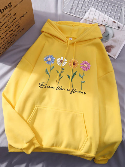 Bloom Like A Flower Hoodie