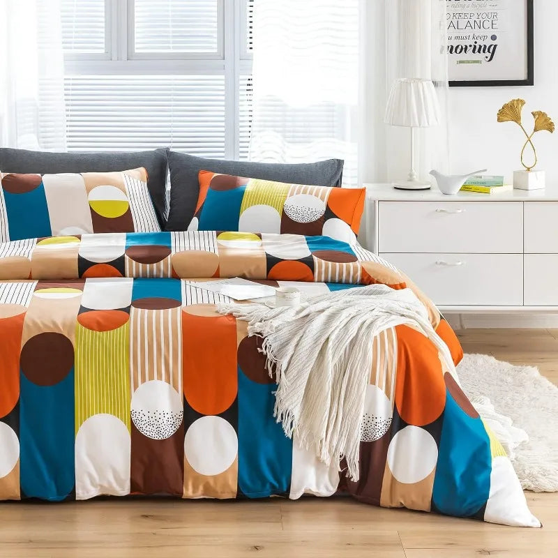 Colorful Circle Duvet Cover Set