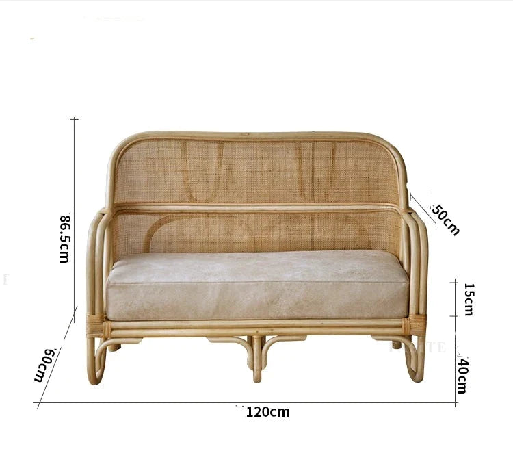 Nordic Vine Weaving Sofa