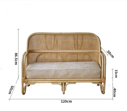 Nordic Vine Weaving Sofa