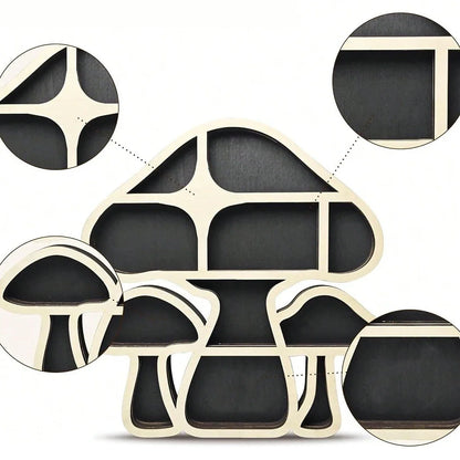 Verzaubertes Pilz-Kristallregal