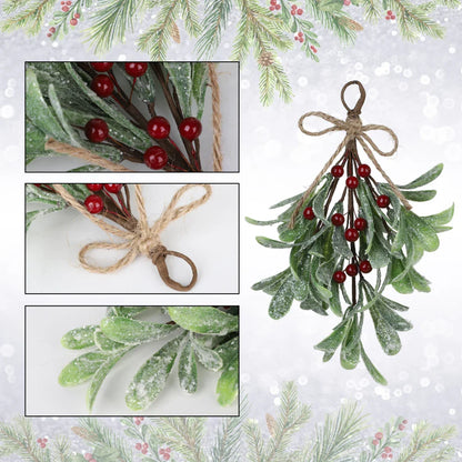 Artificial Christmas Mistletoe Decor