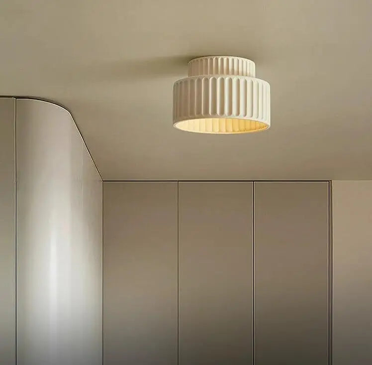 Cream Color Ceiling Light