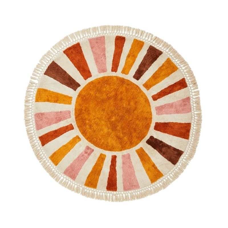 Rays Of Sunshine Round Rug