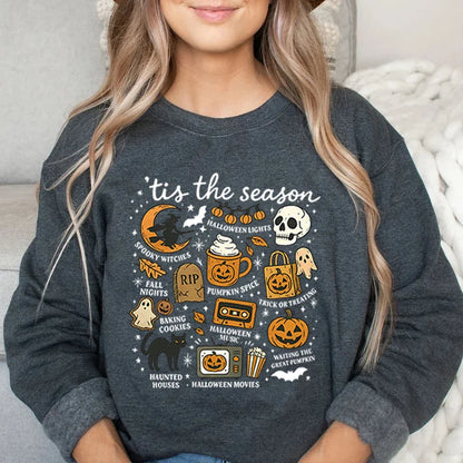 Tis The Season Retro Halloween Sweatshirt