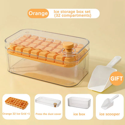 32 Grid Silicone Ice Cube Tray