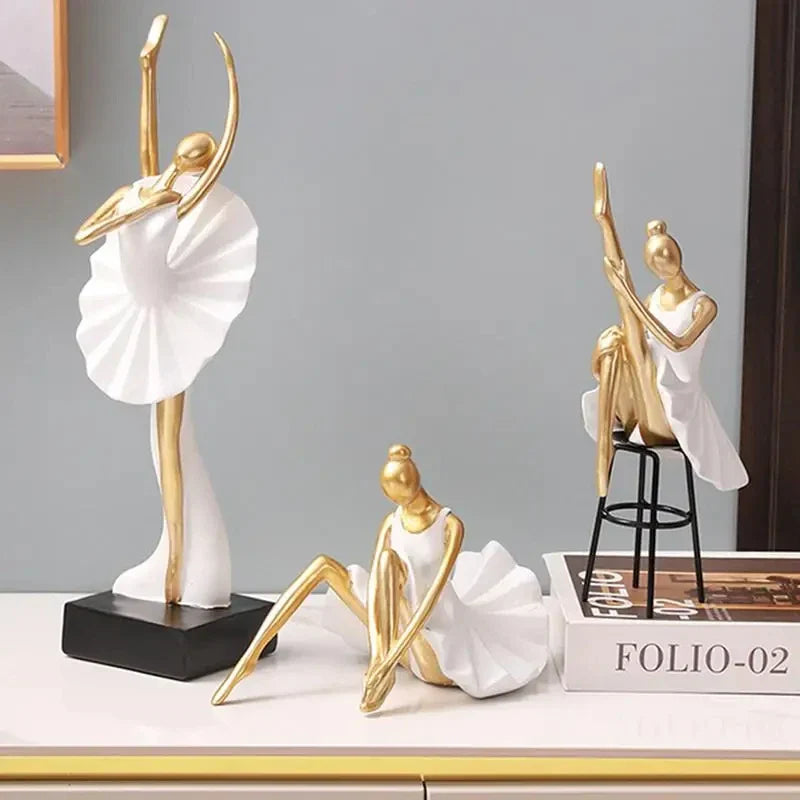 Nordic Style Ballet Dancer Sculpture