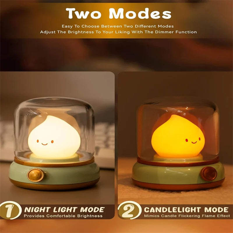 Kawaii Dumpling Night Light For Kids