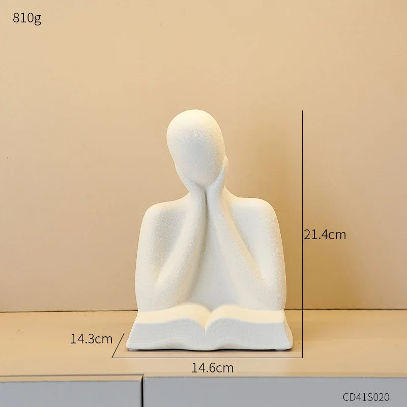 Modern Book Lover Desk Ornament