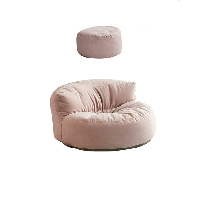 Chenille Bean Bag Pouf Chair Set